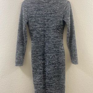 Lulus Grey knit sweater dress